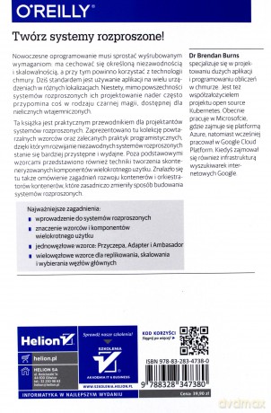 Projektowanie Systemów Rozproszonych Wzorce i Paradygmaty Dla Skalowalnych Niezawodnych Usług - Brendan Burns [KSIĄŻKA]
