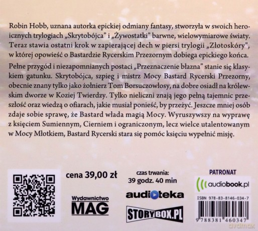 Przeznaczenie Błazna - Robin Hobb [AUDIOBOOK]