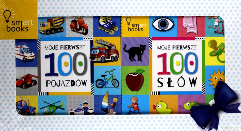 Ramka 2018 boy Moje Pierwsze 100 Słów + Moje Pierwsze 100 Pojazdów [KSIĄŻKA]