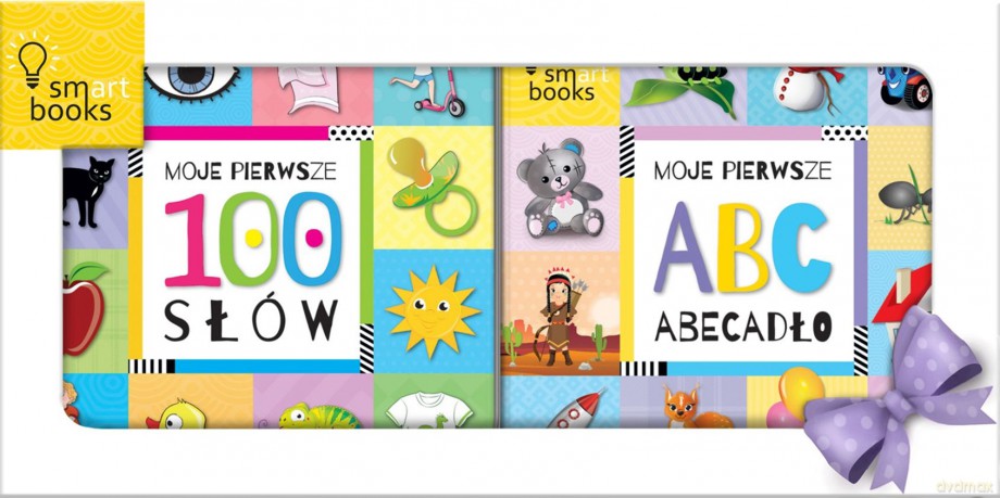 Ramka 2018 first Moje Pierwsze 100 Słów + Moje Pierwsze Abc Abecadło [KSIĄŻKA]