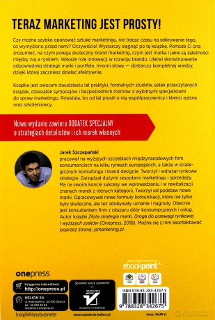 Strategiczny Brand Marketing Praktyczny Poradnik Skutecznego Marketingu Dla Menedżerów i Nie Tylko - Jarek Szczepański [KSIĄŻKA]