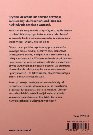 Sztuka Leniuchowania o Szczęściu Nicnierobienia - Urlich Schnabel [KSIĄŻKA]