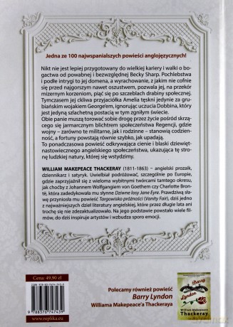 Targowisko Próżności Vanity Fair - William Makepeace Thackeray [KSIĄŻKA]