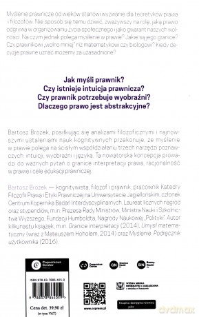 Umysł Prawniczy - Bartosz Brożek [KSIĄŻKA]