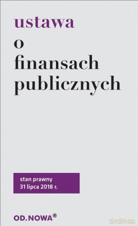 Ustawa o Finansach Publicznych - Anna Prus [KSIĄŻKA]