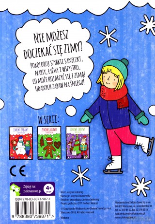 Zimowe Zabawy Ze Śnieżynką - Justyna Jednoróg [KSIĄŻKA]