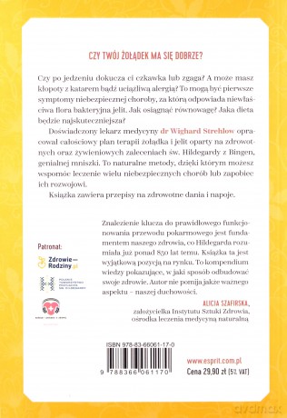 Żołądek i Choroby Jelit Propozycje Terapii Według Programu Zdrowia Św Hildegardy z Bingen - Wighard Strehlow [KSIĄŻKA]