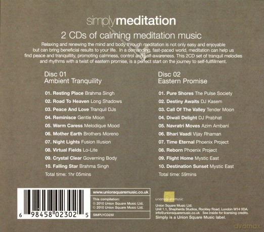 Various Artists: Simply Meditation [2CD]