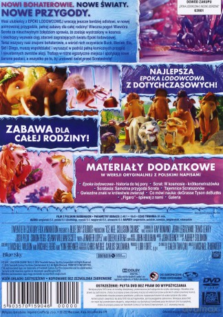 Epoka lodowcowa 5: Mocne uderzenie [DVD]