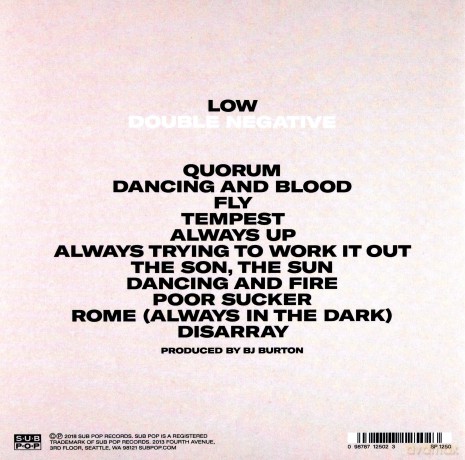 Low: Double Negative [CD]
