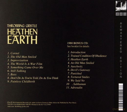 The Throbbing Gristle: Heathen Earth [2CD]