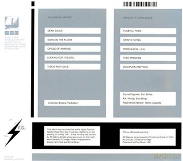 The Throbbing Gristle: Mission Of Dead Souls [2CD]