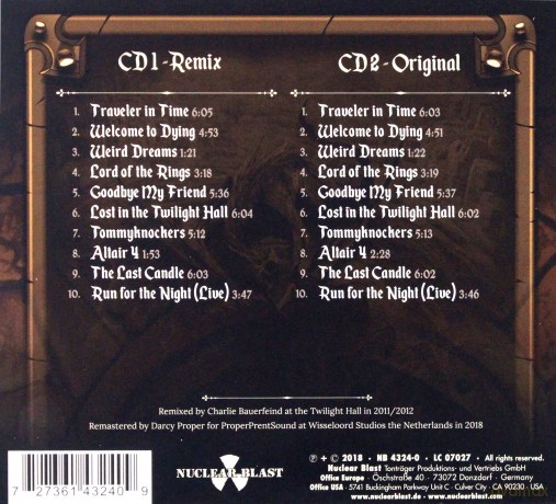 Blind Guardian: Tales From The Twilight World (Remixed Remastered) (digipack) [2CD]