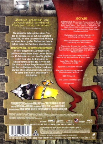 Monty Python and the Holy Grail (Anniversary Edition Specialty Box) (Monty Python i Święty Graal) (BBC) [Blu-Ray]