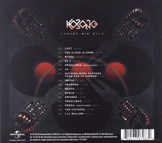 Kobong: Chmury Nie Było [CD]