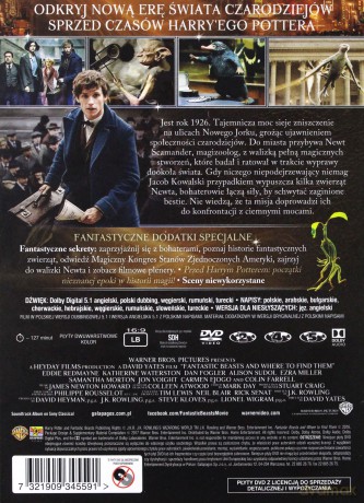 Fantastyczne Zwierzęta i Jak Je Znaleźć [2DVD]