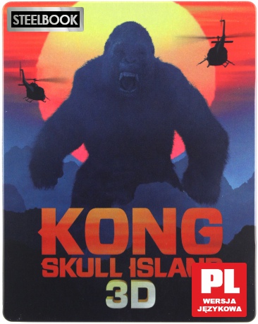 Kong: Wyspa Czaszki (steelbook) [Blu-Ray 3D]+[Blu-Ray]