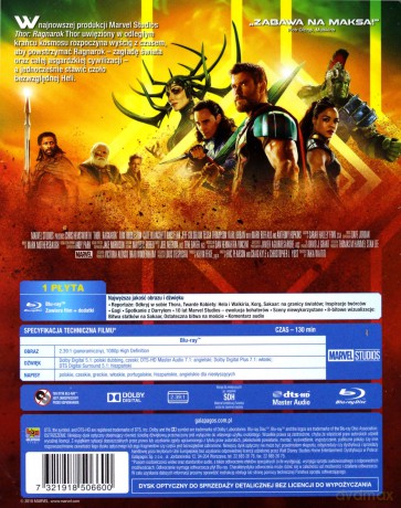 Thor Ragnarok (steelbook) [Blu-Ray]