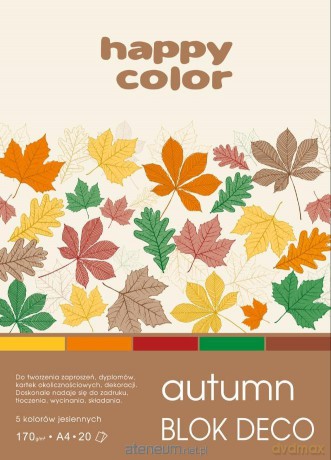 Blok A4/20K Deco Autumn 170 g