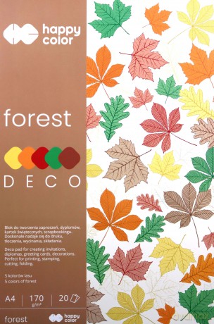 Blok A4/20K Deco Autumn 170 g