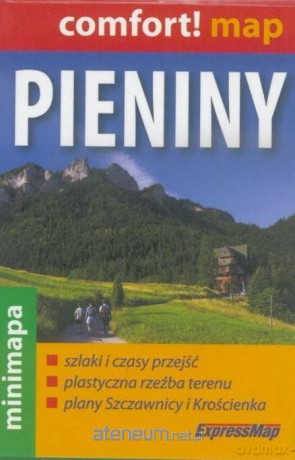 Comfort!map Pieniny 1:50 000 mapa mini 2018