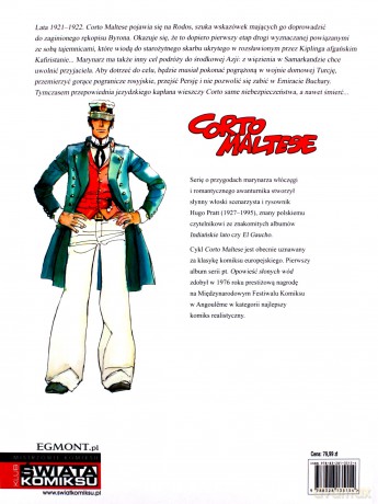 Corto Maltese (Tom 8) Złoty dom w Samarkandzie - Hugo Pratt, Hugo Pratt [KOMIKS]
