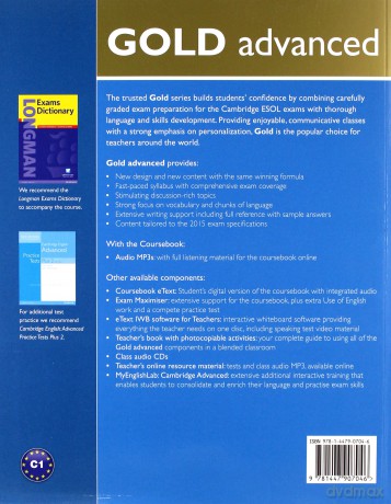 Gold Advanced CB + 2015 exam specifications [KSIĄŻKA]