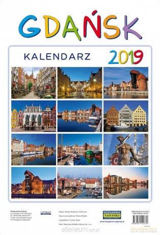 Kalendarz ścienny 2019 Gdańsk [KALENDARZ]