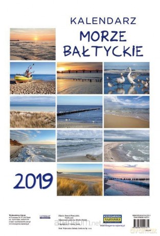 Kalendarz ścienny 2019 Morze Bałtyckie [KALENDARZ]