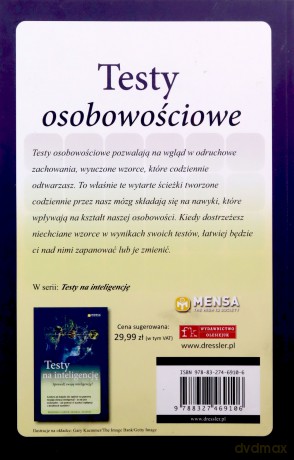 Mensa The High IQ Society. Testy osobowościowe - Robert Allen [KSIĄŻKA]