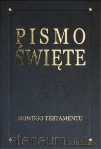 Pismo Święte Nowego Testamentu - De Luxe, grafit [KSIĄŻKA]