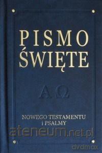Pismo Święte Nowy Testament i psalmy - De Luxe, granat [KSIĄŻKA]