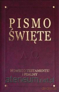 Pismo Święte Nowy Testament i psalmy- De Luxe, bordo [KSIĄŻKA]