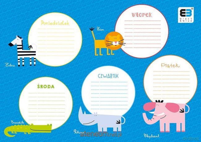 Plan lekcji A4 B&B Kids (10 szt)