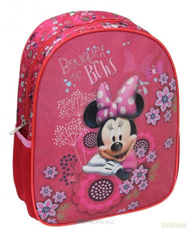 Plecak dziecięcy różowy 3D Myszka Minnie