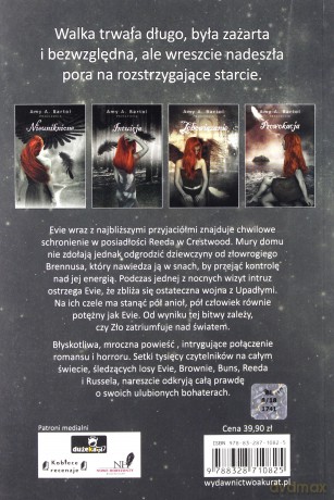Przeczucia (Tom 5) Niegodziwość - Amy A. Bartol [KSIĄŻKA]