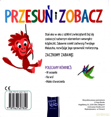 Przesuń i zobacz. Dzikie zwierzęta [KSIĄŻKA]