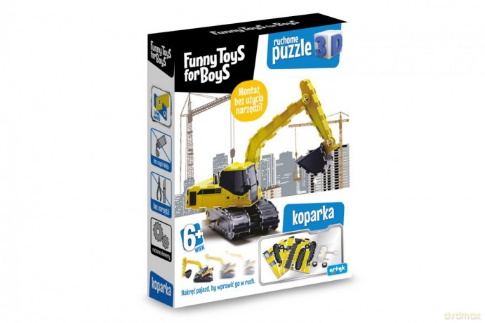 Puzzle 3D Koparka [PUZZLE]