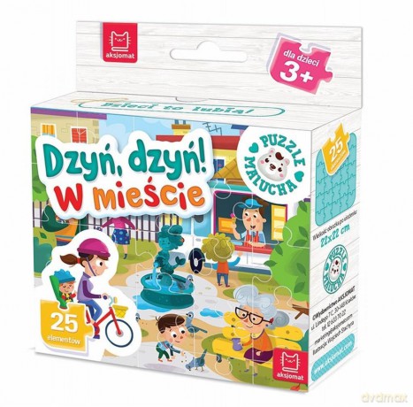 Puzzle malucha. Dzyń, dzyń! W mieście [PUZZLE]