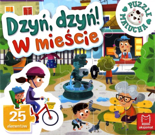 Puzzle malucha. Dzyń, dzyń! W mieście [PUZZLE]