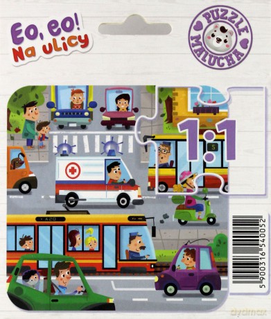 Puzzle malucha. Eo, eo! Na ulicy [PUZZLE]