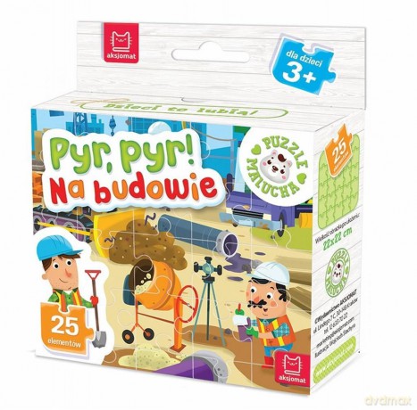 Puzzle malucha. Pyr, pyr! Na budowie [PUZZLE]
