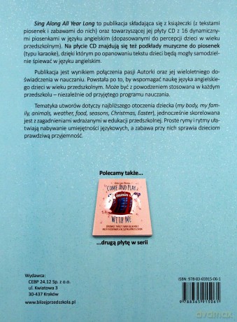 Sing Along All Year Long piosenki do nauki języka angielskiego - Katarzyna Niemiec [KSIĄŻKA+CD]