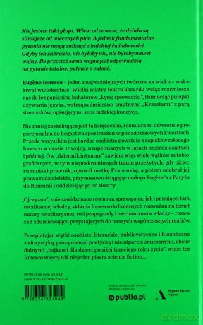 Teraźniejszy przeszły, przeszły teraźniejszy - Eugene Ionesco [KSIĄŻKA]