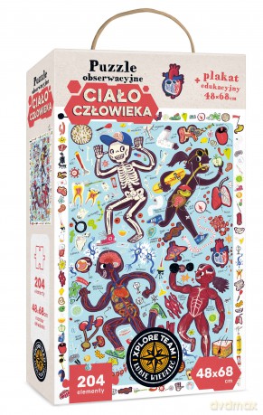 Xplore Team Puzzle Obserwacyjne Ciało człowieka [GRA]
