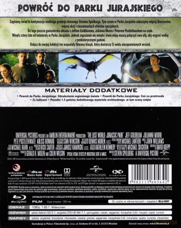 Park Jurajski: Zaginiony Świat (steelbook) [Blu-Ray]