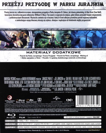 Park Jurajski III (steelbook) [Blu-Ray]