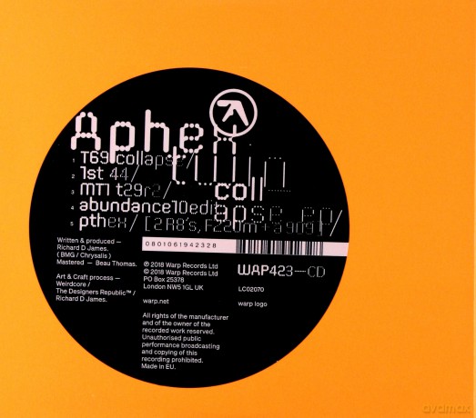 Aphex Twin: Collapse EP [CD]