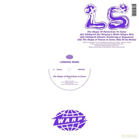 Lorenzo Senni: The Shape Of Remixxxes To Come [Winyl]