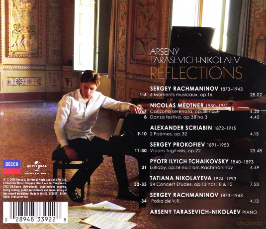 Arseny Tarasevich-Nikolaev: Reflections [CD]